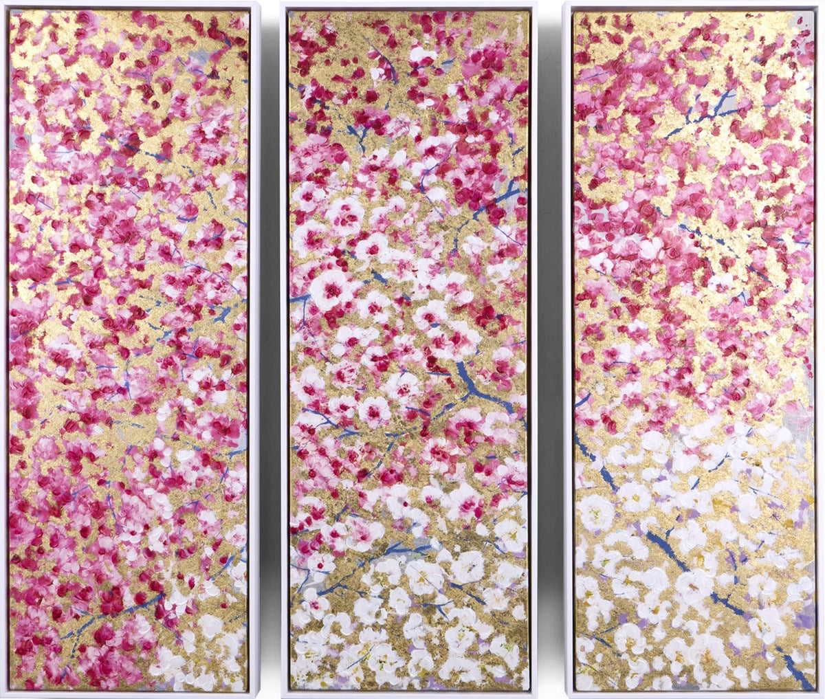 Spring Embrace (Triptych)