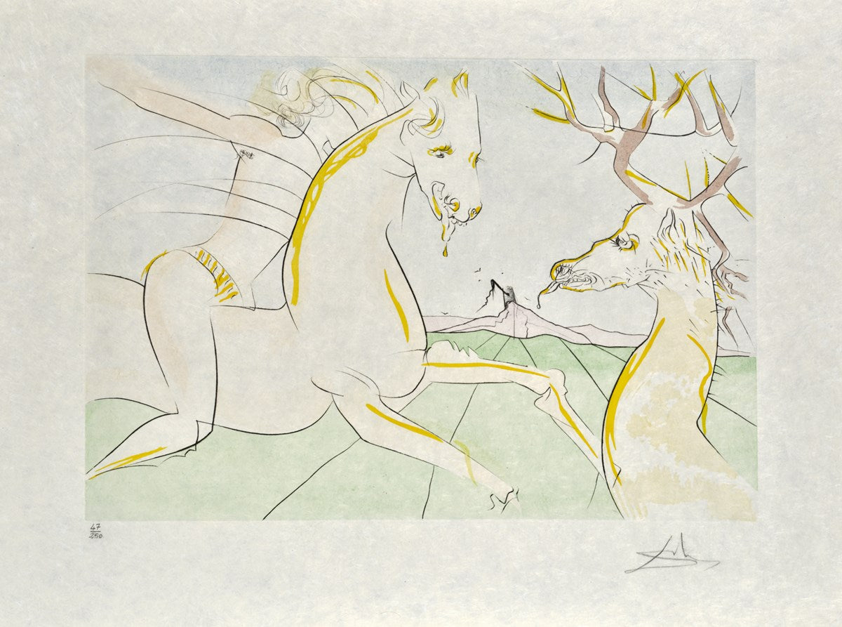 Le Cavalier et le Cerf