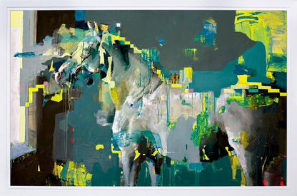 Trance Horse in Deep House with Digital Window