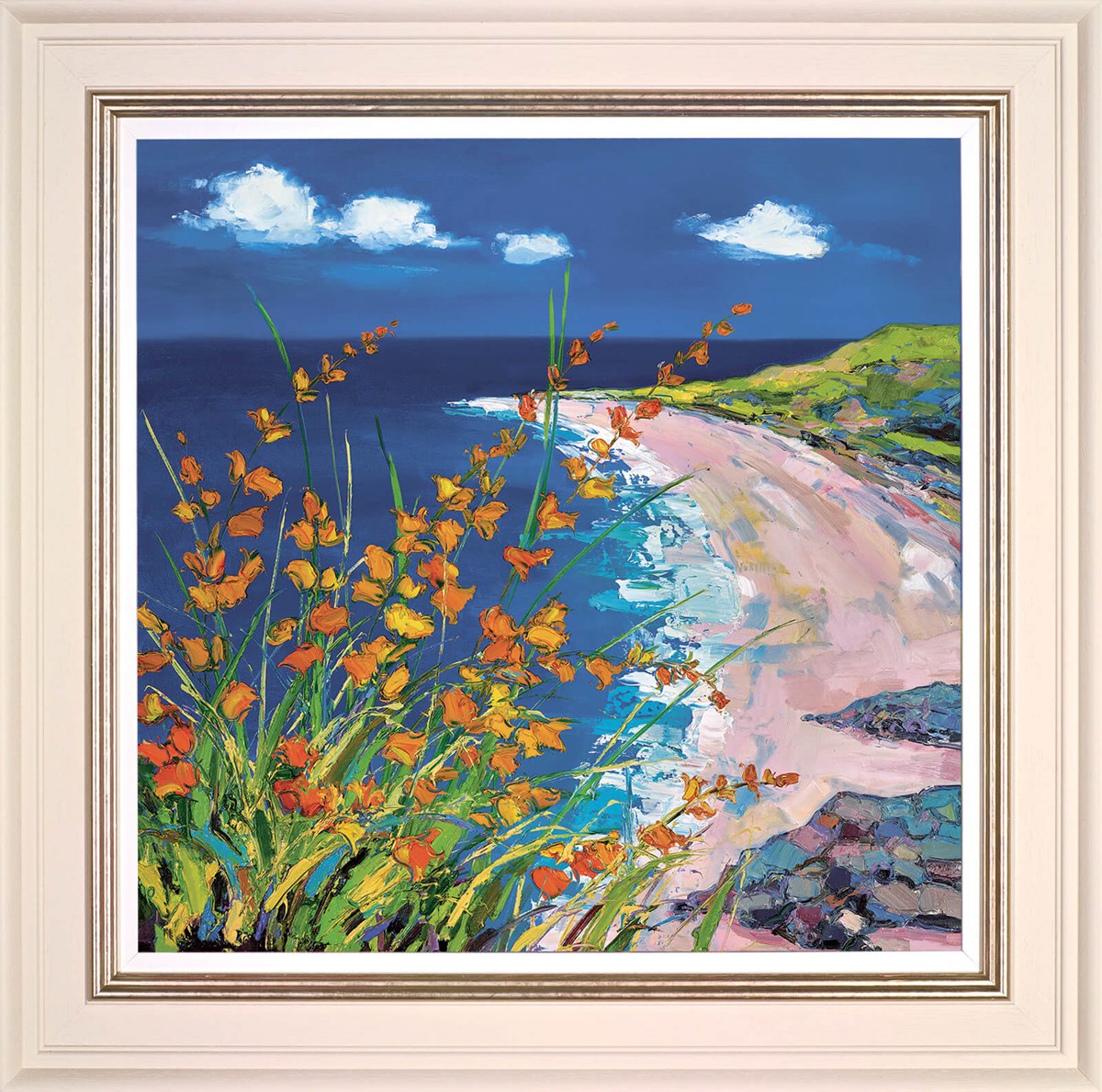 Summer Flowers by the Beach